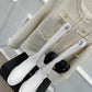 CHL Women's High Boots With Decor White For Women 1.5in/ 4cm