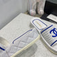 CHL Women's Mules Blue And White For Women