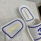 CHL Women's Mules Blue And White For Women