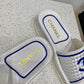 CHL Women's Mules Blue And White For Women