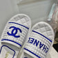 CHL Women's Mules Blue And White For Women