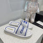 CHL Women's Mules Blue And White For Women