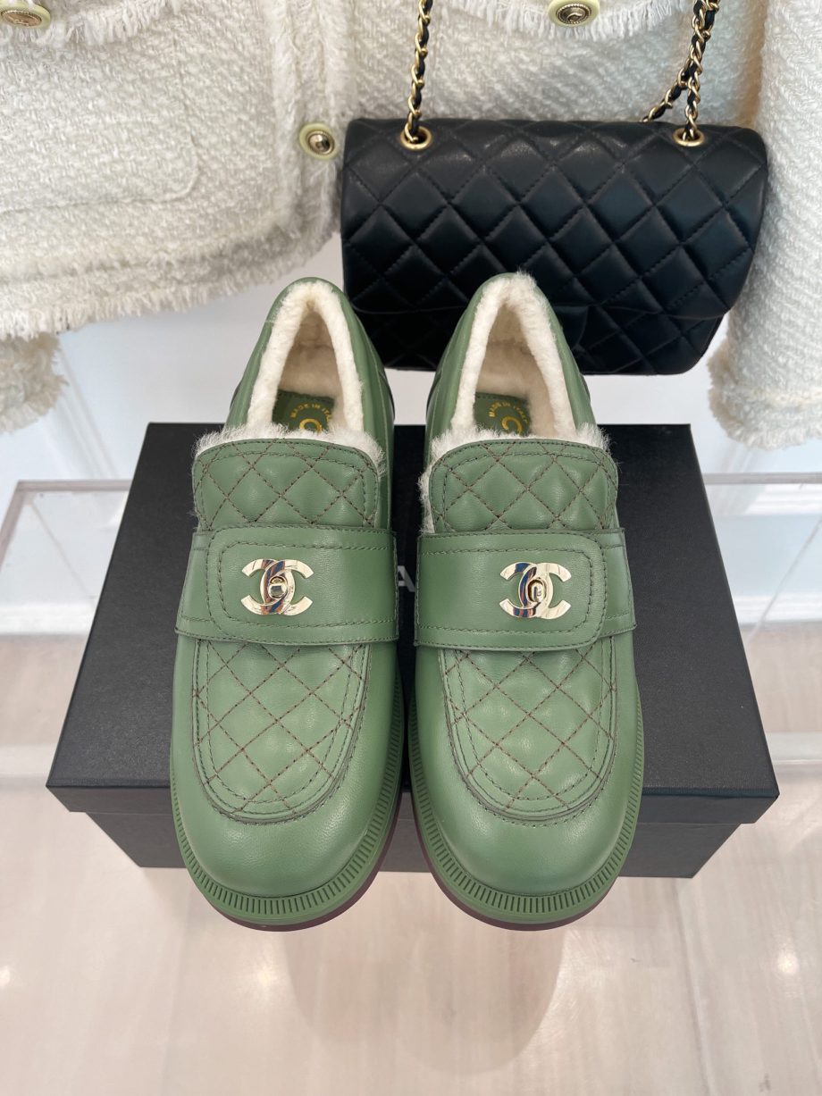 CHL Women's Loafers With Lining Green For Women
